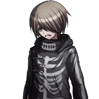 😕 emoji BETA Kokichi Ouma! Telegram sticker 6 of 42
