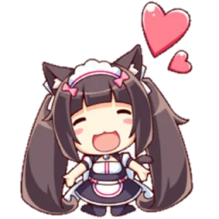 💗 emoji Nekopara Telegram sticker 13 of 82