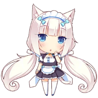 😯 emoji Nekopara Telegram sticker 20 of 82