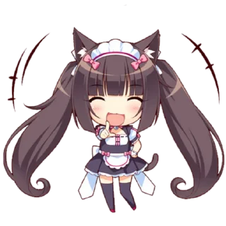 😄 emoji Nekopara Telegram sticker 8 of 82