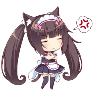 💢 emoji Nekopara Telegram sticker 9 of 82