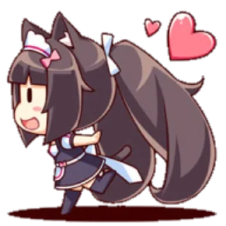 🚶‍♀️ emoji Nekopara Telegram sticker 14 of 82