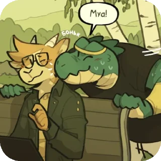 📚 emoji Duncan & Eddie Telegram sticker 8 of 76