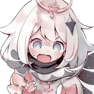 Sticker from Cute Paimon by @peach_artworld