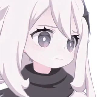 🙁 emoji Cute Paimon by @peach_artworld Telegram sticker 16 of 30