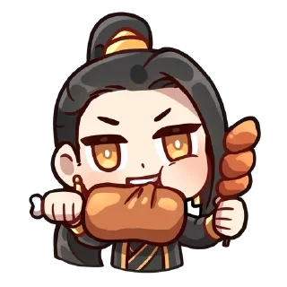 🍗 emoji <3 cr.Zimtameise Telegram sticker 12 of 24