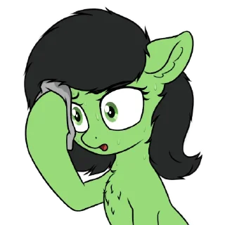🥵 emoji anon pony by @mlpstickers Telegram sticker 4 of 62