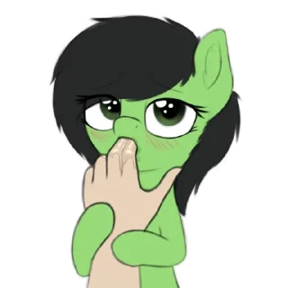 ☝️ emoji anon pony by @mlpstickers Telegram sticker 7 of 62
