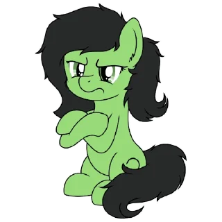 😒 emoji anon pony by @mlpstickers Telegram sticker 13 of 62