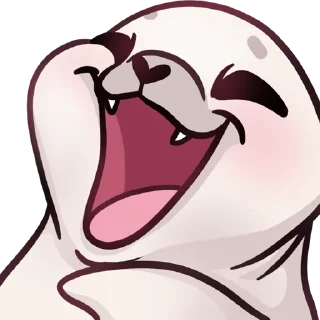 😆 emoji Coffee’s seal @KarinaCoffee Telegram sticker 8 of 81