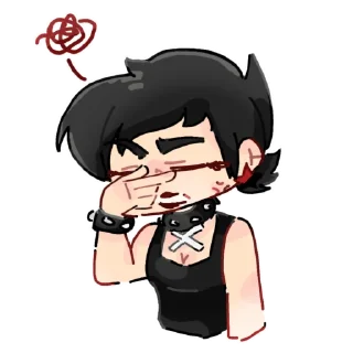 😤 emoji Почеркушки^^ Telegram sticker 10 of 23