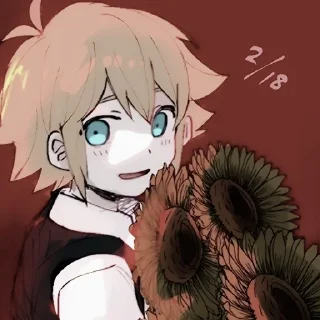 🌻 emoji ⊹𝆺𝅥 𝆭   Basil. Telegram sticker 24 of 25