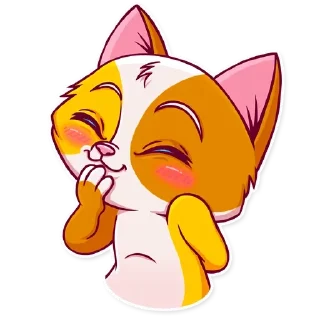 ☺️ emoji Shiro Telegram sticker 19 of 107