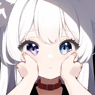 😳 emoji Shiro @shirokamisama Telegram sticker 7 of 10