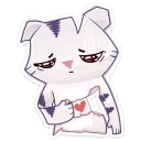 💔 emoji Бумажный тигр Руммка :: @TgSticker Telegram sticker 19 of 48