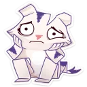 ☹ emoji Бумажный тигр Руммка :: @TgSticker Telegram sticker 18 of 48