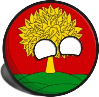 Sticker from Country Balls