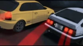 Sticker from Initial D