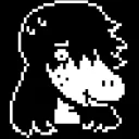 😅 emoji Deltarune Susie Telegram sticker 10 of 31