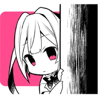 👀 emoji ୨୨ милая тян ⊹ . @stickers_emoji_R1N °. . !! Telegram sticker 9 of 16