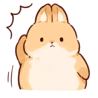 🐰 emoji 🥕  ⊹ кроля    ֗  @stickers_emoji_R1N ✧ Telegram sticker 5 of 40