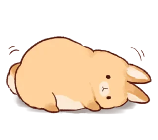 🐰 emoji 🥕  ⊹ кроля    ֗  @stickers_emoji_R1N ✧ Telegram sticker 15 of 40