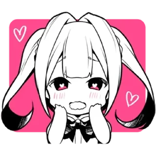 😳 emoji ୨୨ милая тян ⊹ . @stickers_emoji_R1N °. . !! Telegram sticker 13 of 16