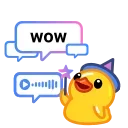 🌟 emoji Duckfree Telegram sticker 16 of 28
