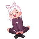 😌 emoji chpic.su • @Premium_Stikers | Мичико Telegram sticker 8 of 52