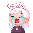😭 emoji chpic.su • @Premium_Stikers | Мичико Telegram sticker 4 of 52
