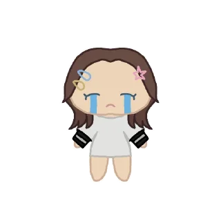😭 emoji для Хитоми🍮🎀 от @gera_rar ➡️ @Ctikerubot Telegram sticker 5 of 6