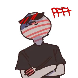 😤 emoji Countryhumans Telegram sticker 12 of 30