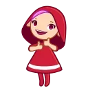 Sticker from Red Riding Hood