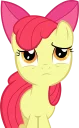 ☹️ emoji Apple Bloom Pony Telegram sticker 16 of 29