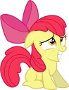 😅 emoji Apple Bloom Pony Telegram sticker 20 of 29