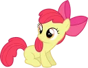 😕 emoji Apple Bloom Pony Telegram sticker 9 of 29