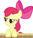 😒 emoji Apple Bloom Pony Telegram sticker 10 of 29