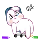 🫠 emoji ميوسات 🤭 Telegram sticker 14 of 120