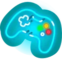 🎮 emoji Neon Emoji Telegram sticker 18 of 50