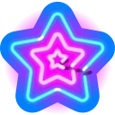 ⭐️ emoji Neon Emoji Telegram sticker 14 of 50