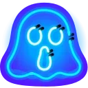 👻 emoji Neon Emoji Telegram sticker 9 of 50