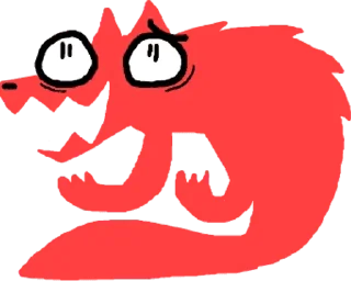 😳 emoji BEEBEE (Adventure with anxiety Telegram sticker 12 of 55