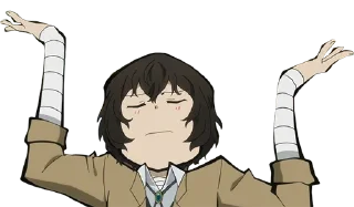 🤗 emoji Дазай псина Telegram sticker 7 of 34