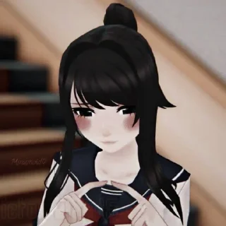 😣 emoji Yandere Simulator @sozdat_stikery_bot Telegram sticker 7 of 75