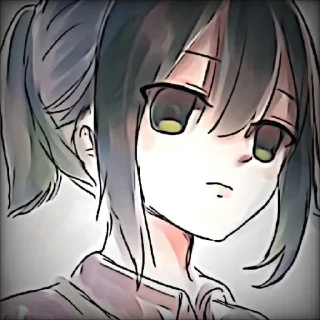 😒 emoji Yandere Simulator @sozdat_stikery_bot Telegram sticker 11 of 75