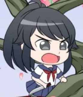 😖 emoji Yandere Simulator @sozdat_stikery_bot Telegram sticker 4 of 75