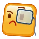 🧐 emoji Square Emoji Telegram sticker 20 of 120