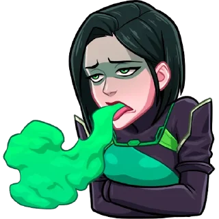 🤮 emoji VALORANT | vk.com/valorant Telegram sticker 19 of 30