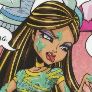 🥴 emoji ✨Monster High✨ Telegram sticker 3 of 102