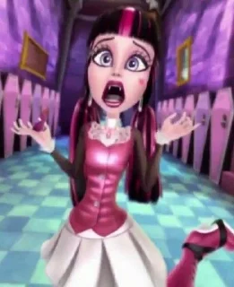 😩 emoji ✨Monster High✨ Telegram sticker 20 of 102